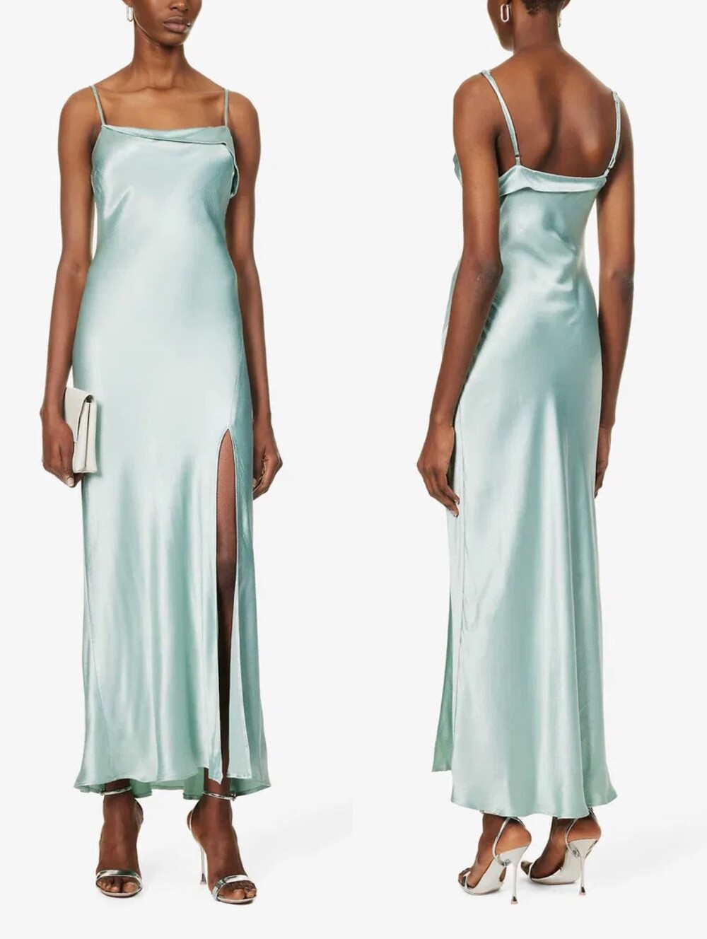 EUC Bec + Bridge Farah Midi Dress in Seafoam